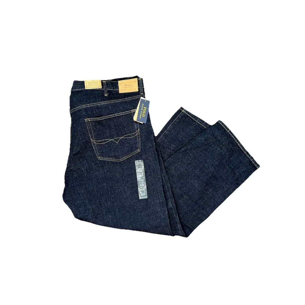 Polo Ralph Lauren Jeans Mens Hampton Straight Relaxed Low Stretch 48B x 32 NWT